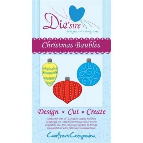 Crafters Companion Die'sire Dies - Christmas Baubles Die