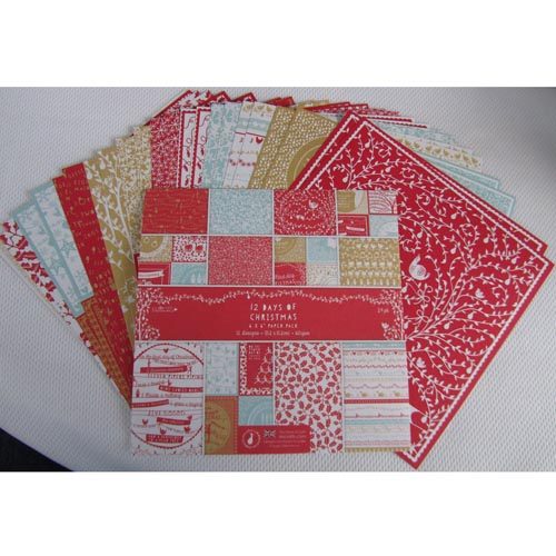 Docrafts 12 Days of Christmas 6x6 Paper Pack